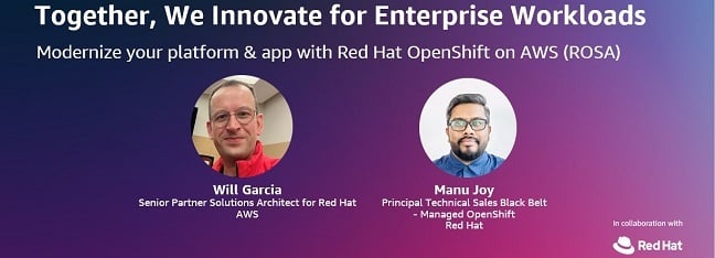 Modernize your platform with Red Hat OpenShift On AWS (ROSA)