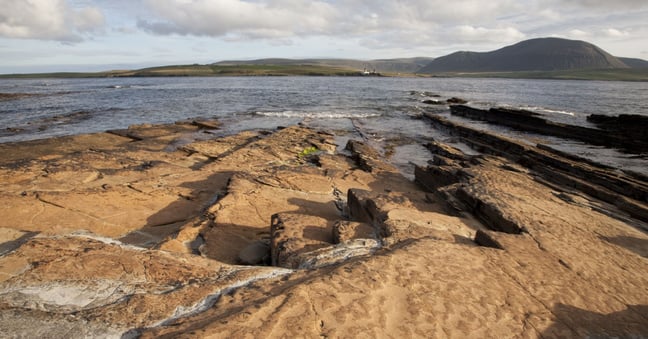 Graemsay and Hoy Islands viewed from Stromness, Orkney Islands, Scotland