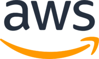 AWS logo with smile